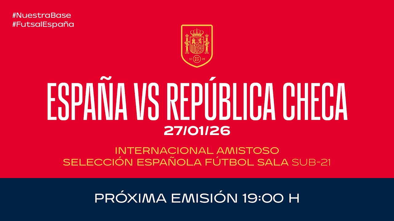 España - República Checa | Fútbol Sala | Sub-21 femenina | Amistoso | 🔴 SEFUTBOL