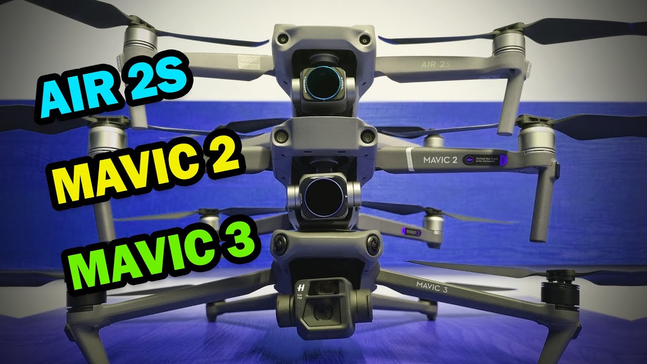 DJI Mavic  3 | Air 2S | Mavic  2 Pro - porównanie 4K