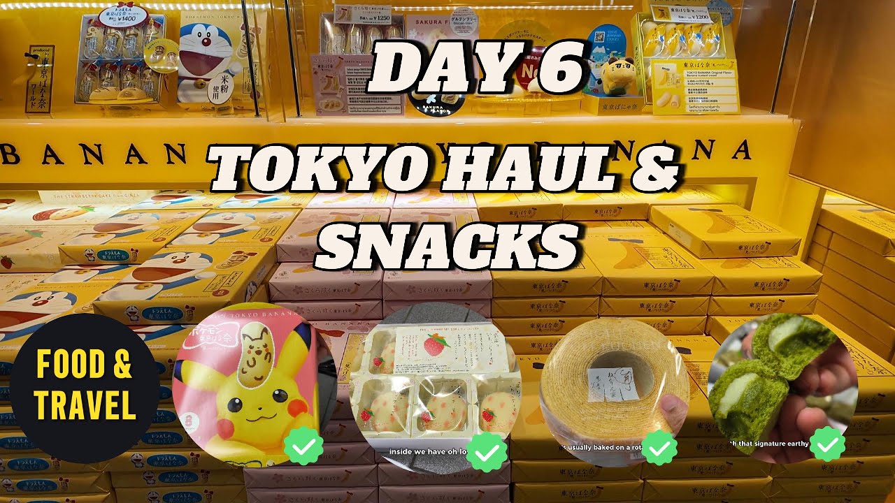 TOKYO FINALE & HUGE HAUL ✈️ 6Days in Japan Ends | Narita Duty Free Shopping & Sweet Treats Unboxing