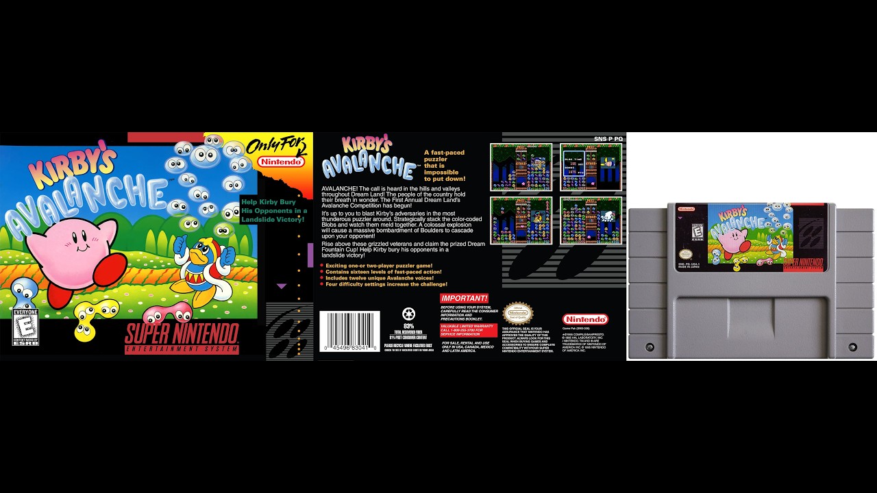 Kirby's Avalanche (1995, SNES) - Full Playthrough [No Commentary Archive]