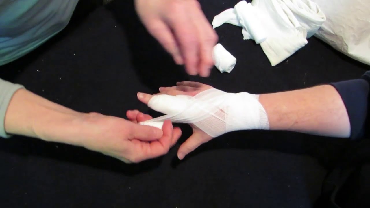 Outdoor Emergency Care Finger Bandage