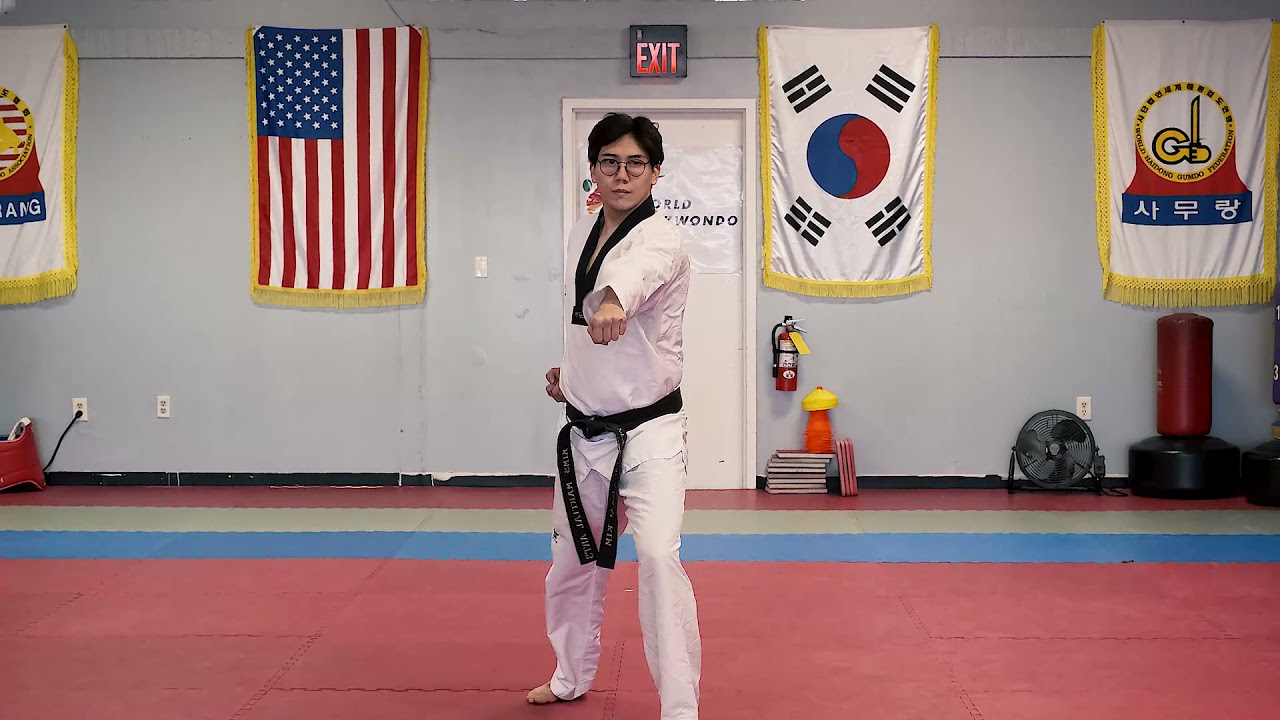 White belt  poomsae basic form Children
