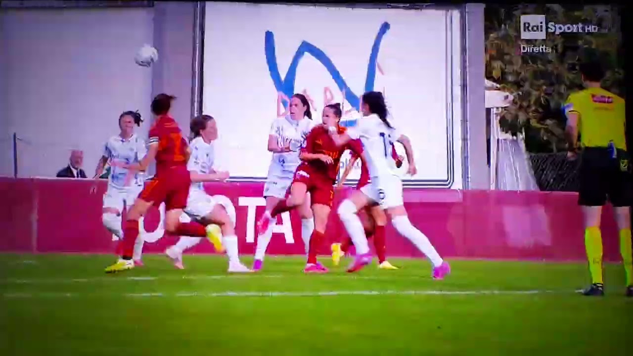 SERIE A WOMEN'S, ROMA VS INTER 3-0, GOAL DI MANUELA GIULIANO!!!