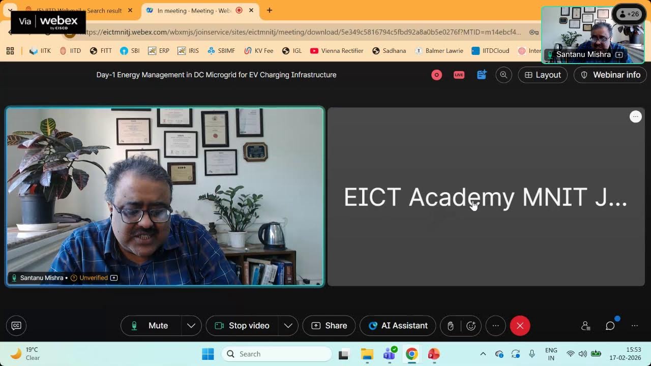 Day-2  Session-1 Energy Management in DC Microgrid for EV Charging Infrastructure
