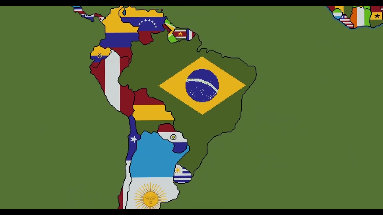 I finished Brazi- South.. America?