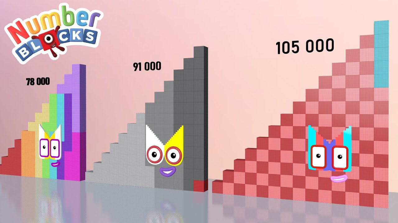 Numberblocks Step Squad Club 3 to 153 000 BIGGEST Numberblocks Thousand
