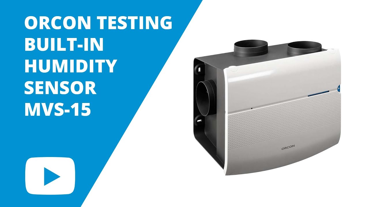 Orcon Testing built-in humidity sensor MVS-15 | Ventilationland