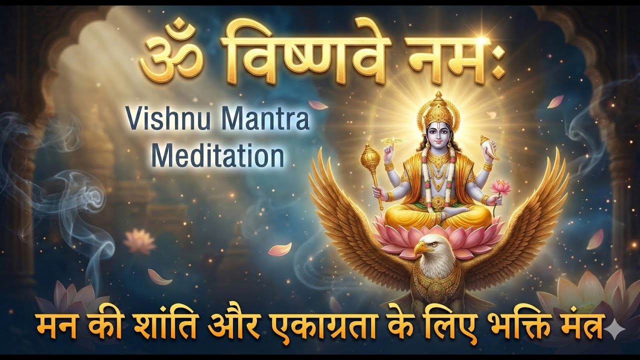 Divine Vishnu Meditation Mantra – Om Vishnave Namah for Spiritual Energy