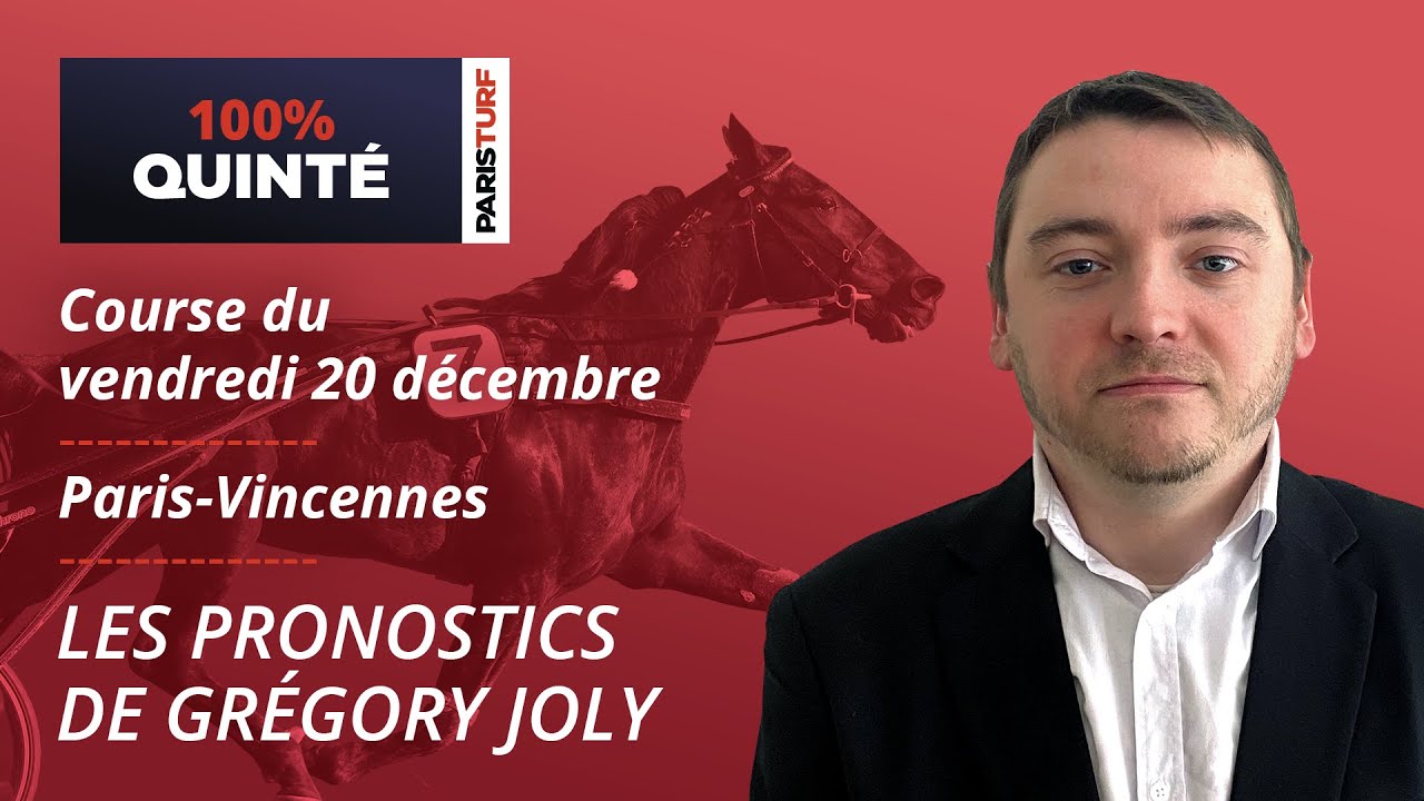 Pronostics Quinté PMU - 100% Quinté du Vendredi 20 décembre à Paris-Vincennes