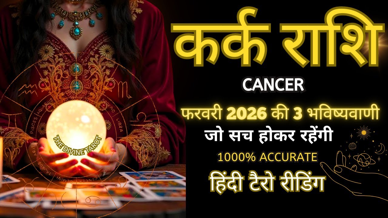 ♋ कर्क • CANCER ✨फरवरी 2026 की 3 भविष्यवाणी जो सच होकर रहेंगी | HINDI TAROT | FEBRUARY 2026