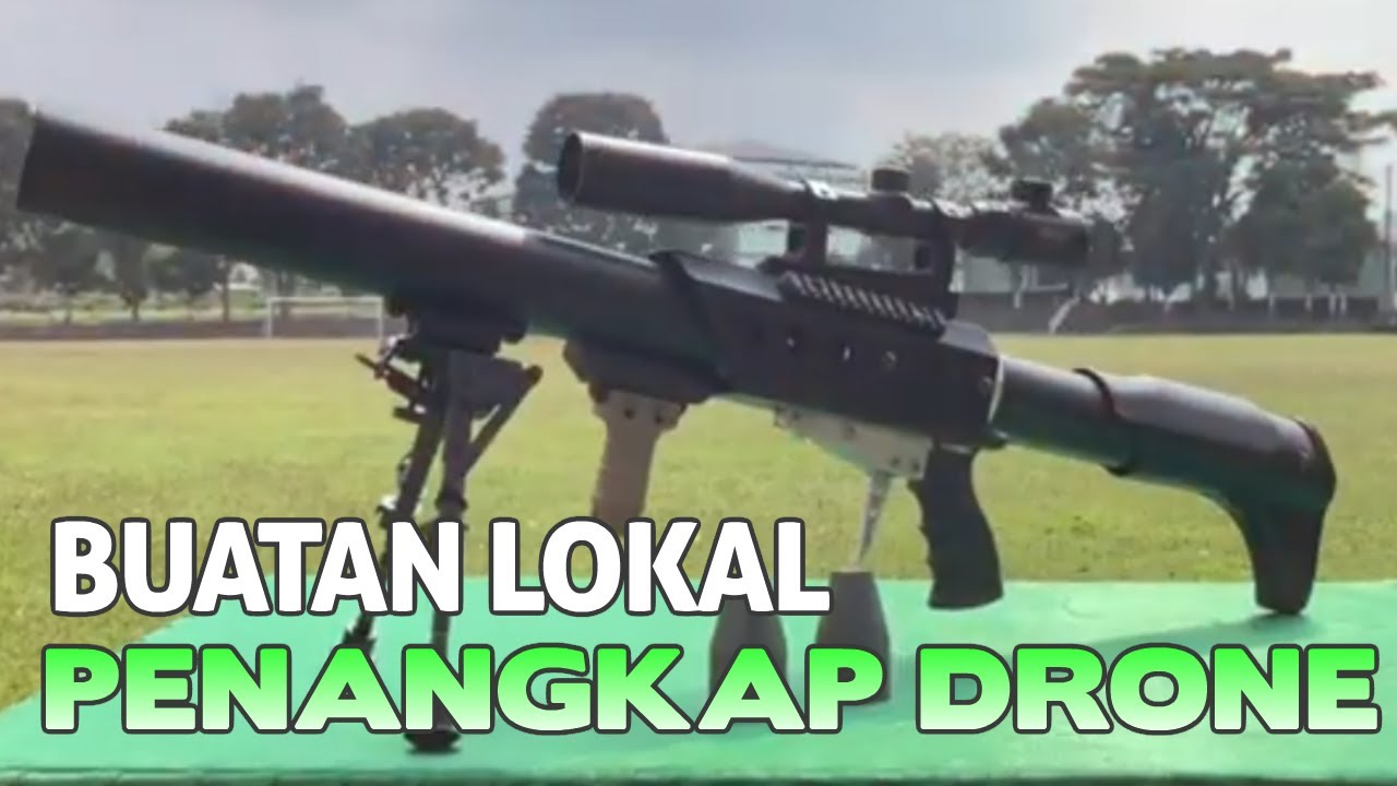 Mantap, Senjata Penangkap DRONE Buatan Prajurit TNI AD