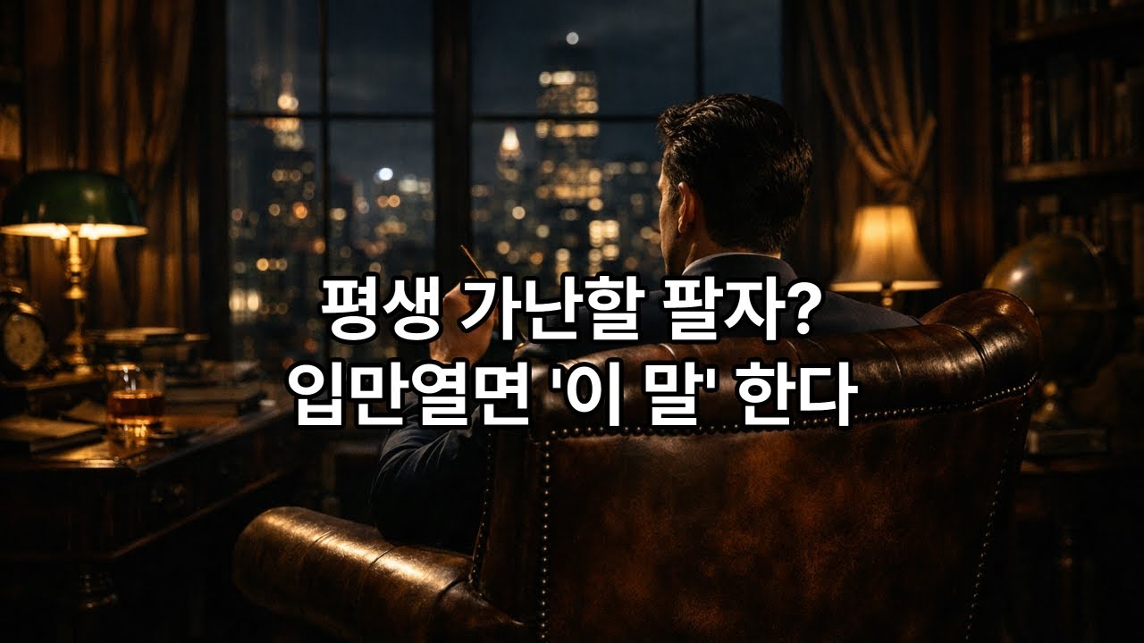 죽어도 가난 못 벗어나는 사람 특징 1위 (이것부터 버리세요)