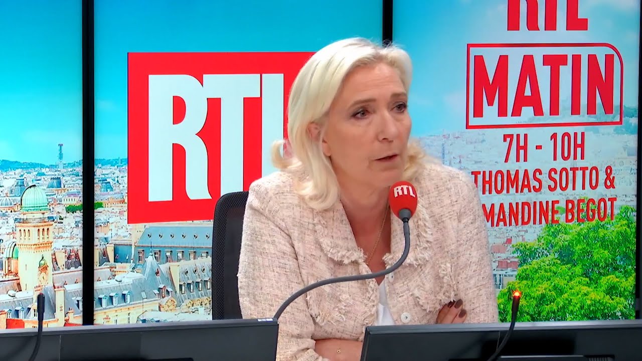 Marine Le Pen, invitée de la matinale de RTL (03/07/2025)