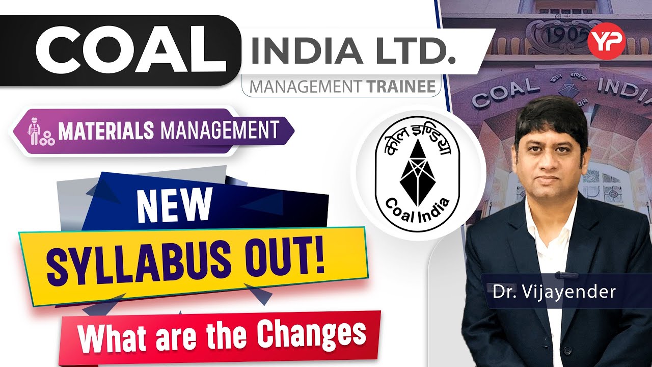 CIL Material Management New Syllabus Out!