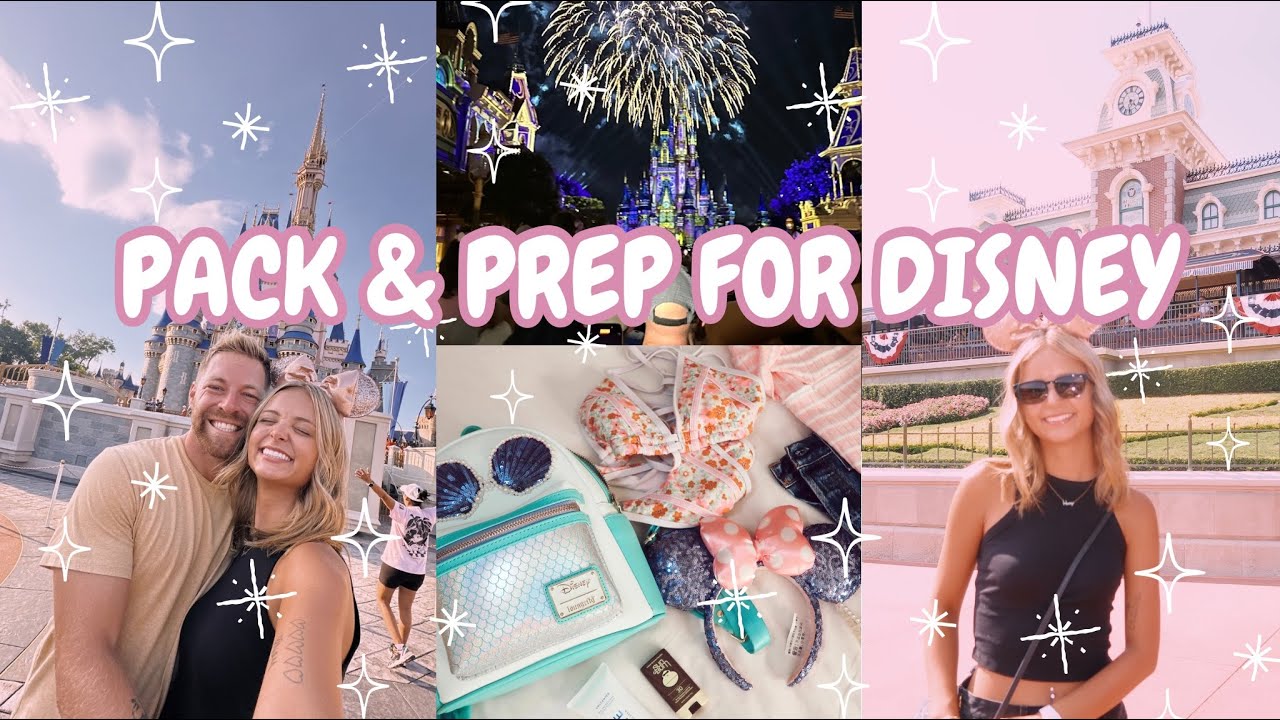PACK + PREP FOR DISNEY WORLD! 🤍✨🐭 what to bring for 1 week in Disney (outfits, accessories, haul)