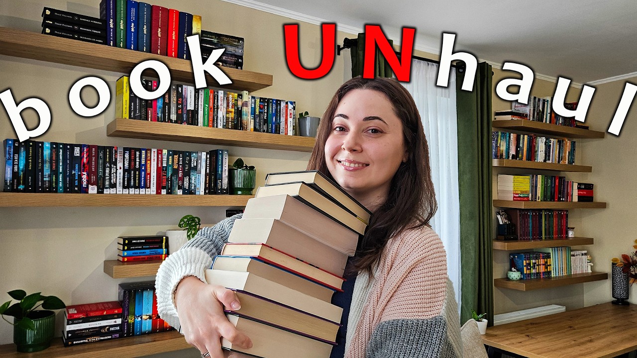 book unhaul 📚 12 carti pleaca NECITITE din biblioteca