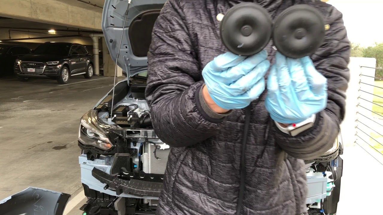 2018 Subaru Crosstrek Front Bumper Removal:Hella Horn Install