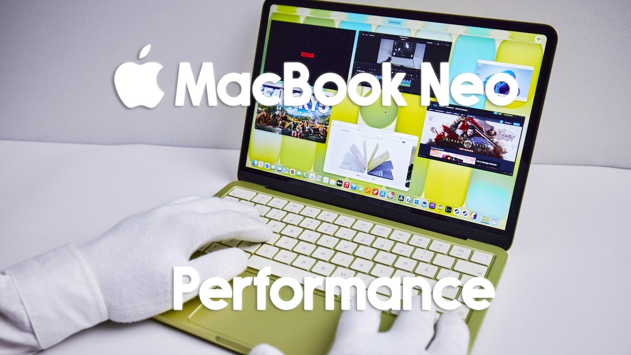 Apple MacBook Neo - How Powerful Is A18 Pro? Let&rsquo;s Test!