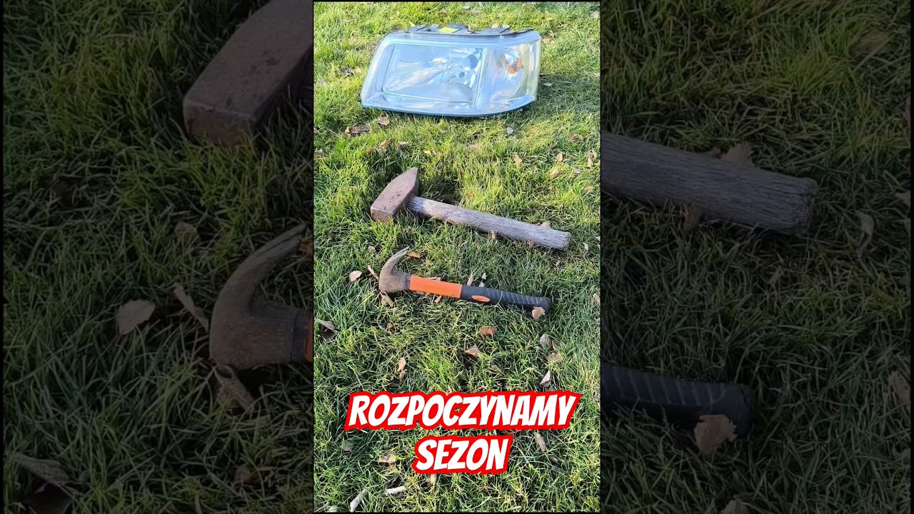 🛠️ Montaż lamp Full LED do VW T5 👉 Oficjalne Rozpoczęcie 🎺🥳 #volkswagen #fullled #vwt5 #crash