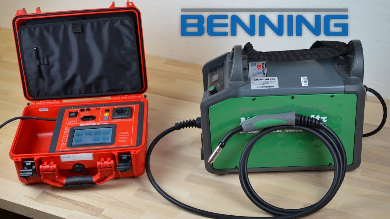elektrische Prüfung von Schweißgeräten – BENNING ST 760