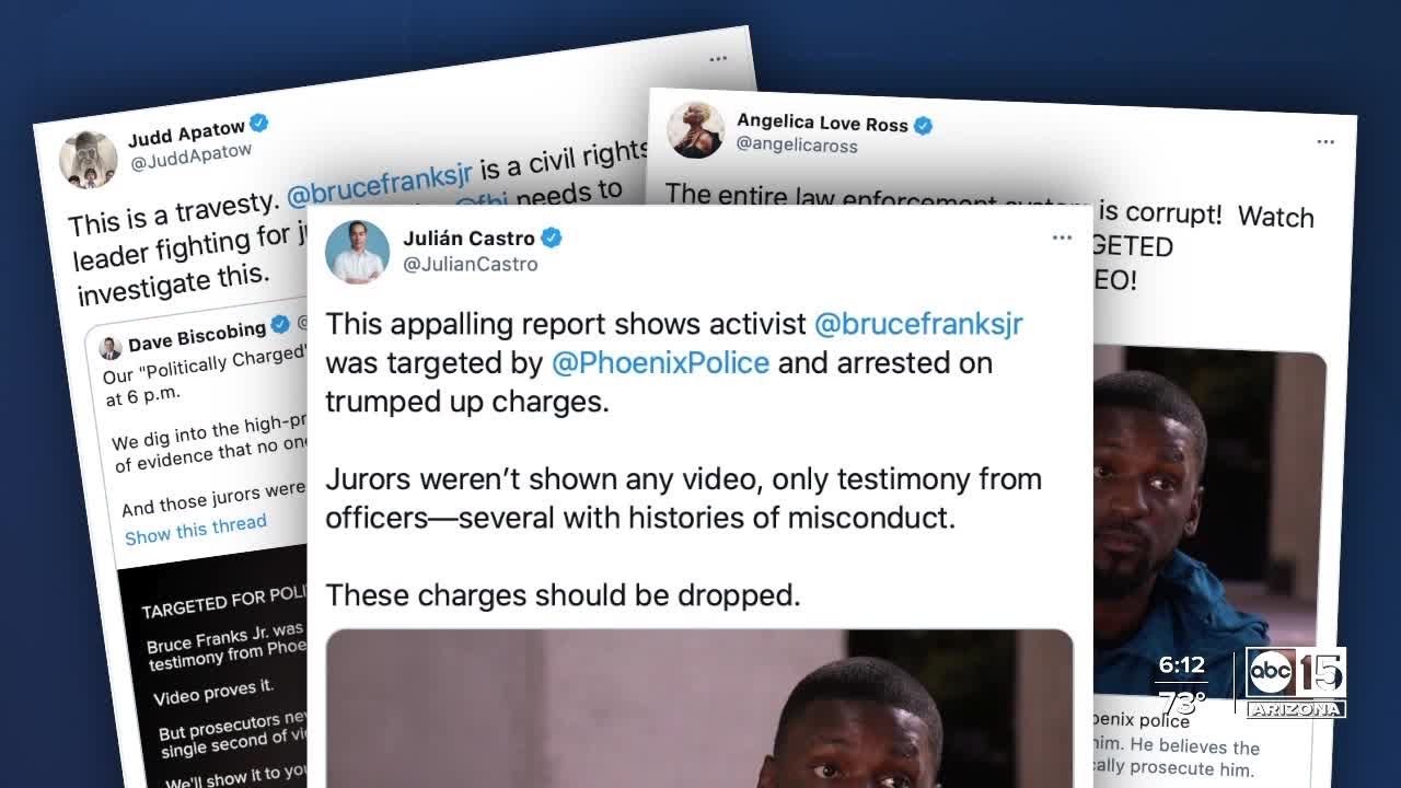Major voices blast Phoenix police after prominent activist Bruce Franks Jr. was &lsquo;targeted&rsquo;