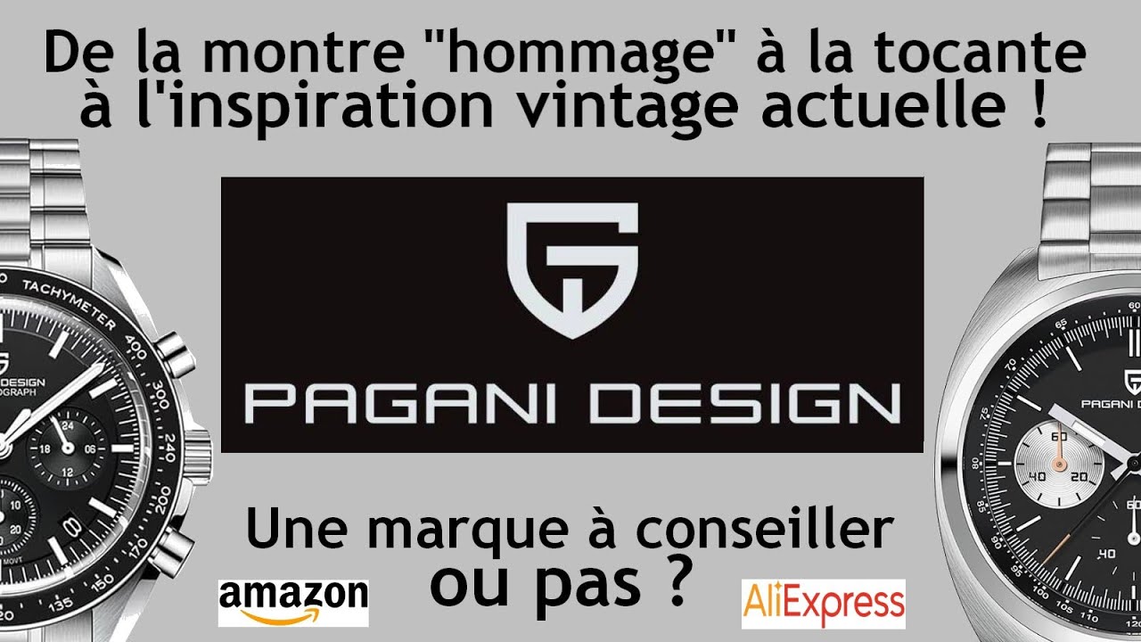 Pagani Design. Une marque à conseiller ? De la montre hommage à la tocante à l'inspiration vintage.