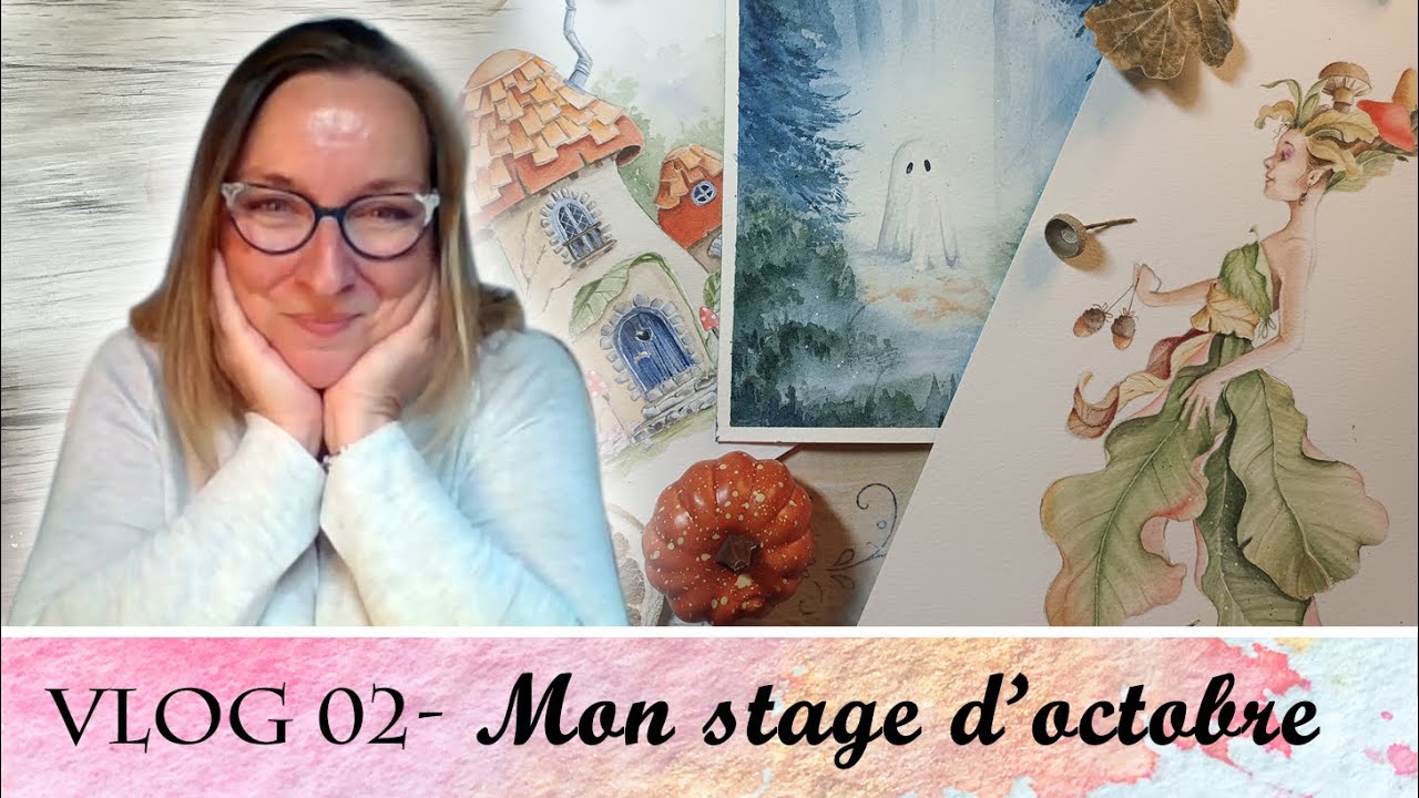 VLOG 02 - Avant et après mon stage d'aquarelle en immersion en Bretagne - Virginie Lucas Aquarelle
