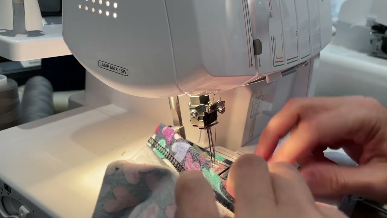 How to end a Coverstitch seam without unraveling