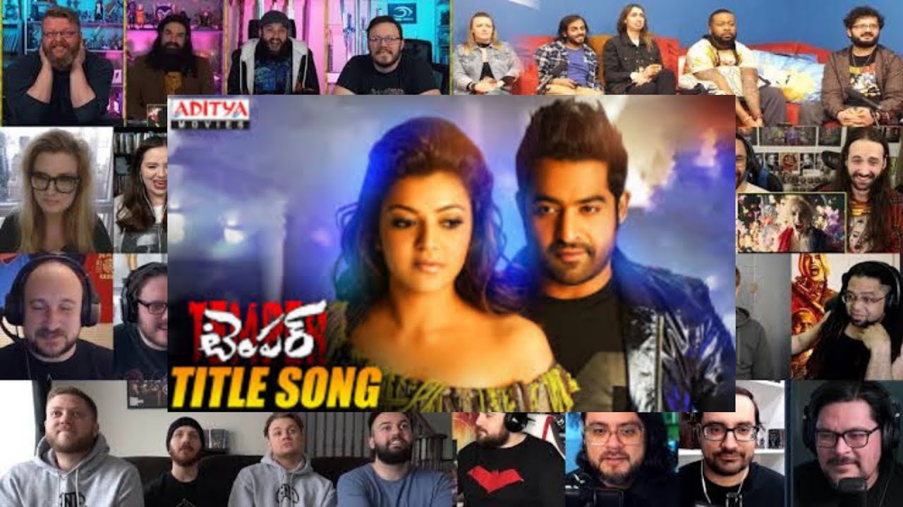 Temper title song reaction mashup by foreigners #mashup#temper#ntr #ntrlatestvideos