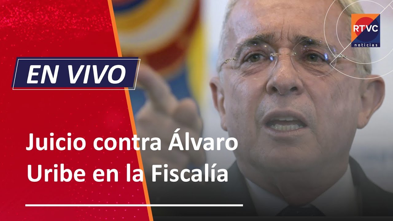 🔴 ¡EN VIVO! Juicio contra Álvaro Uribe en la Fiscalía por los delitos de soborno y fraude procesal.