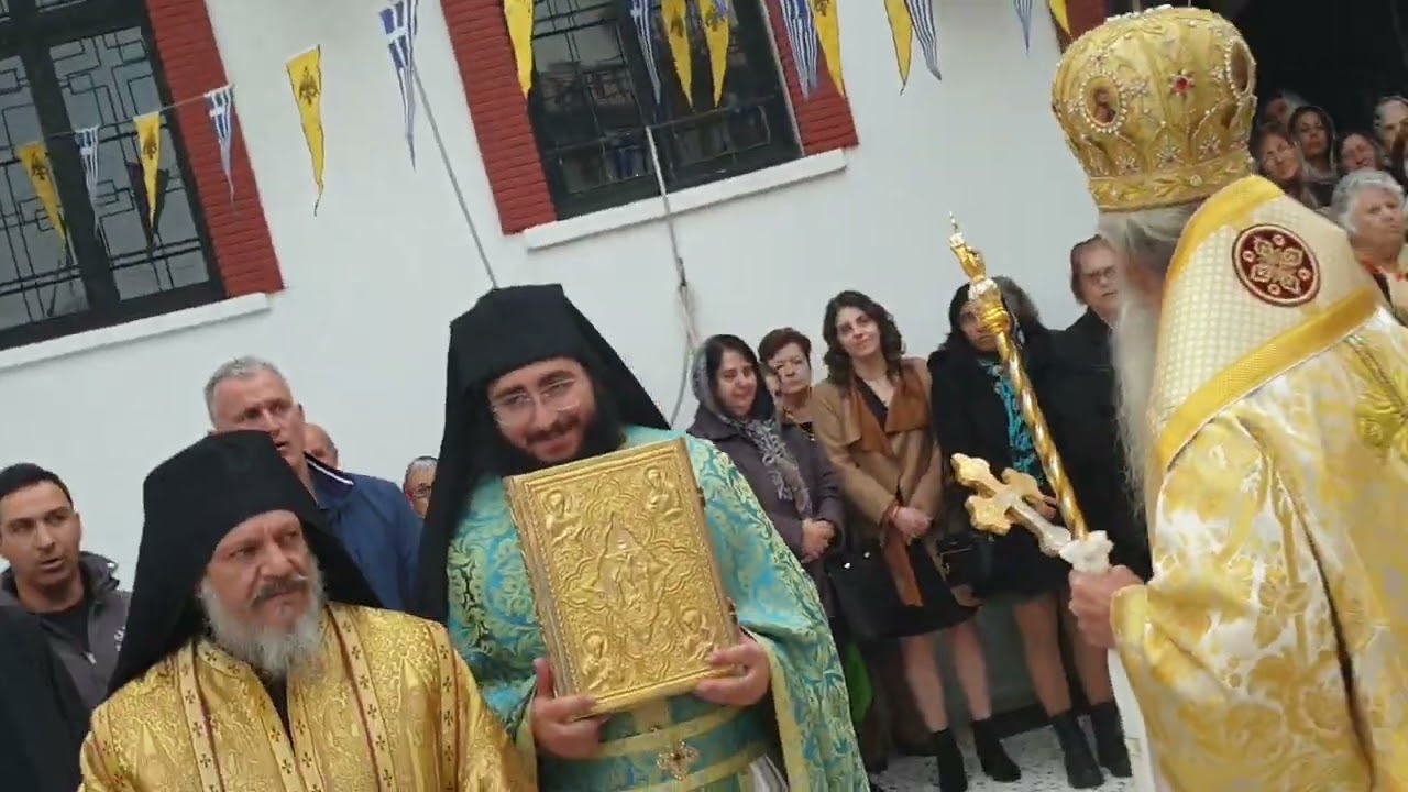 Η Λιτανεία στον Αγ. Δημήτριο Καβάλας ΓΟΧ με τον σεβασμιότατον Αμβρόσιο και λοιπούς Πατέρες.