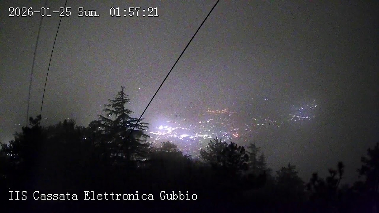 Gubbio - Webcam Live Monte Ingino