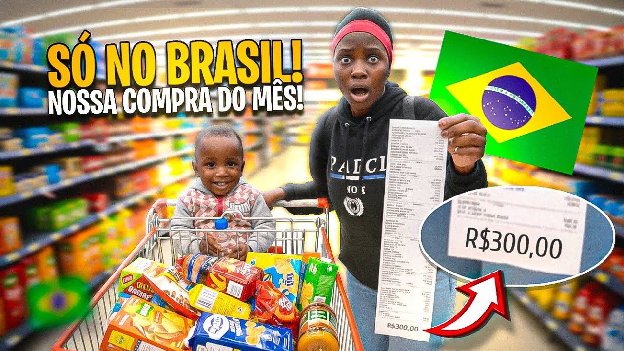 Fui ao Supermercado Fazer Compra Do Mês e Me Surpreendi Com o Preço - 300 R$ Por Mês