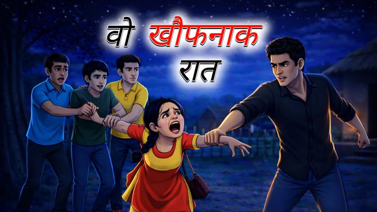 वो खोफनाक रात | Horror Cartoon Story