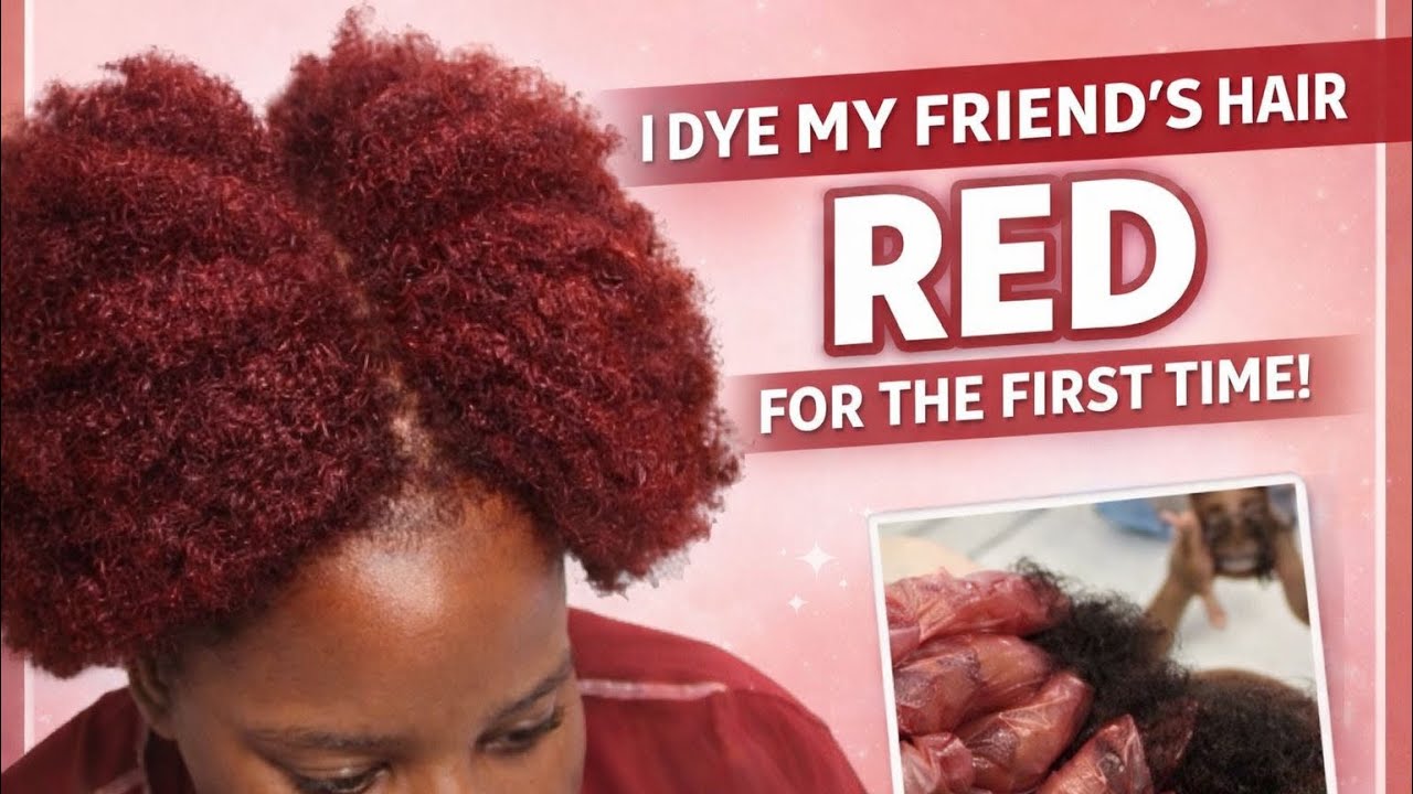 We Dyed Her Hair Red for the First Time