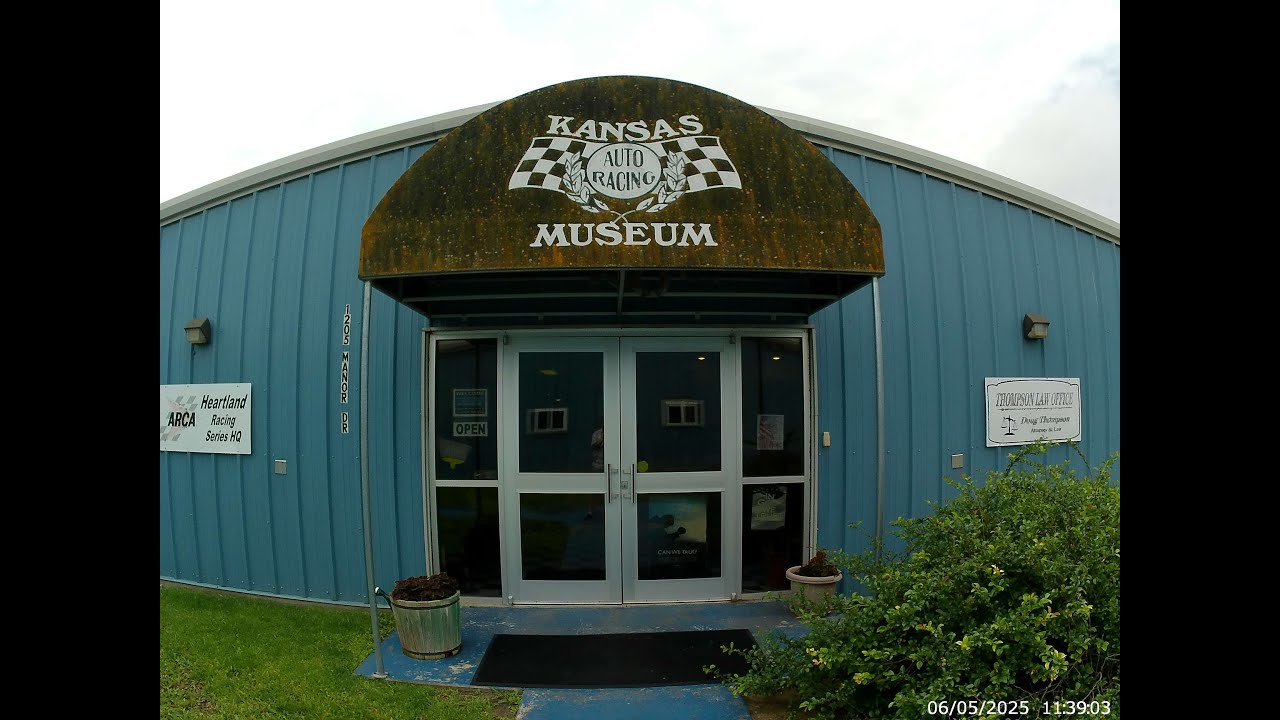 Chapman, Kansas driving & walking tour ; Kansas Auto Racing Museum 6-5-2025