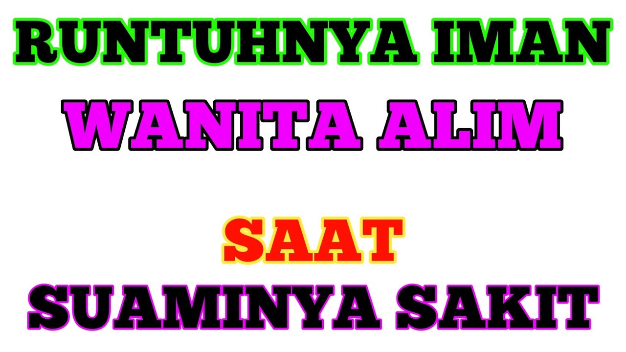 Ketika Suamiku Sakit || Love Story