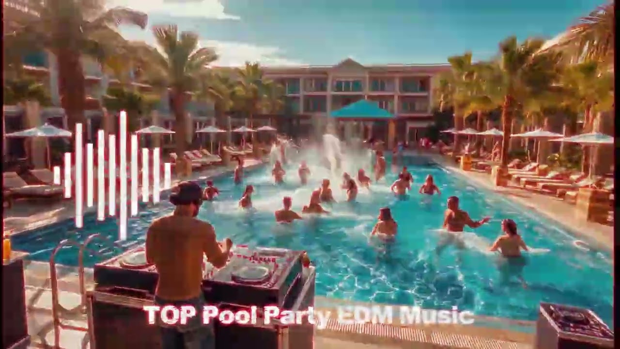 Summer Day Pool Session ☀️ | Live Bass & Electronic Party Energy