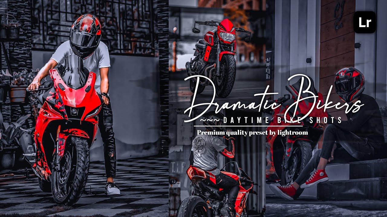 Dark and Dramatic Bikers Photo Editing in Lightroom | Time-Saving Editing Techniques