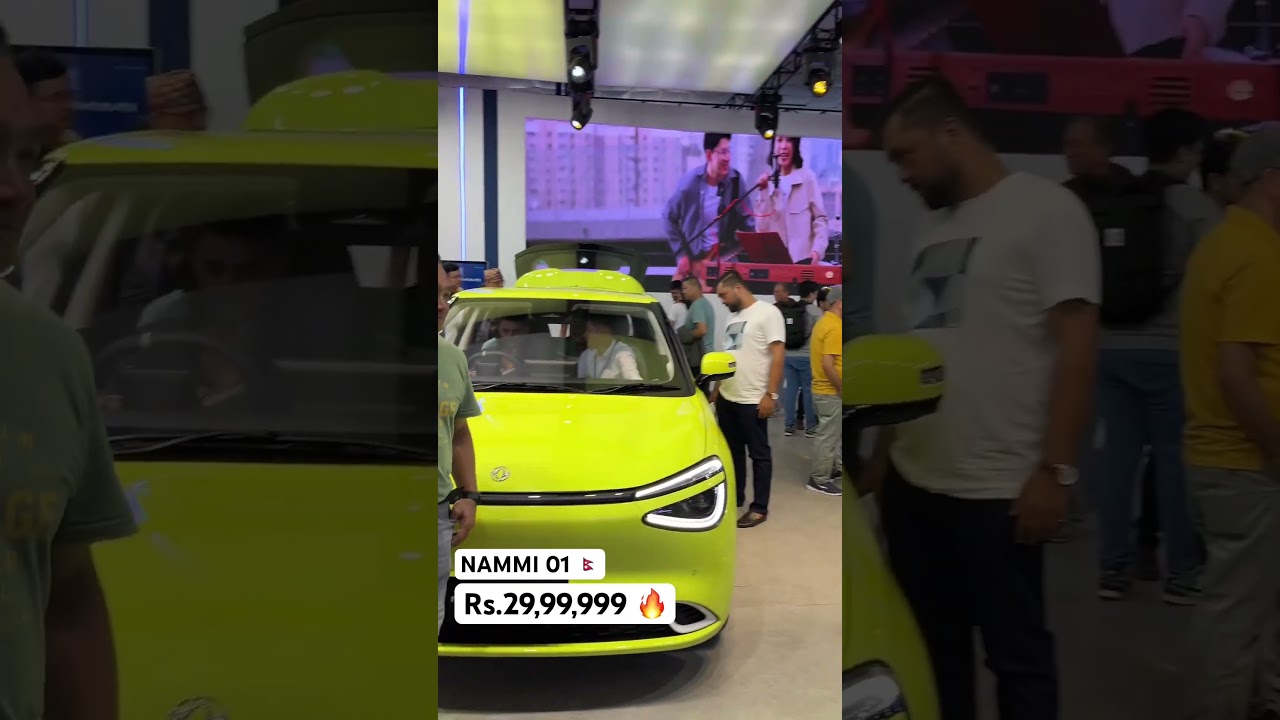 Best budget EV in Nepal? 🇳🇵 #nammi01 #budgetev #nepal #nada #nadaautoshow #ev #cheapev