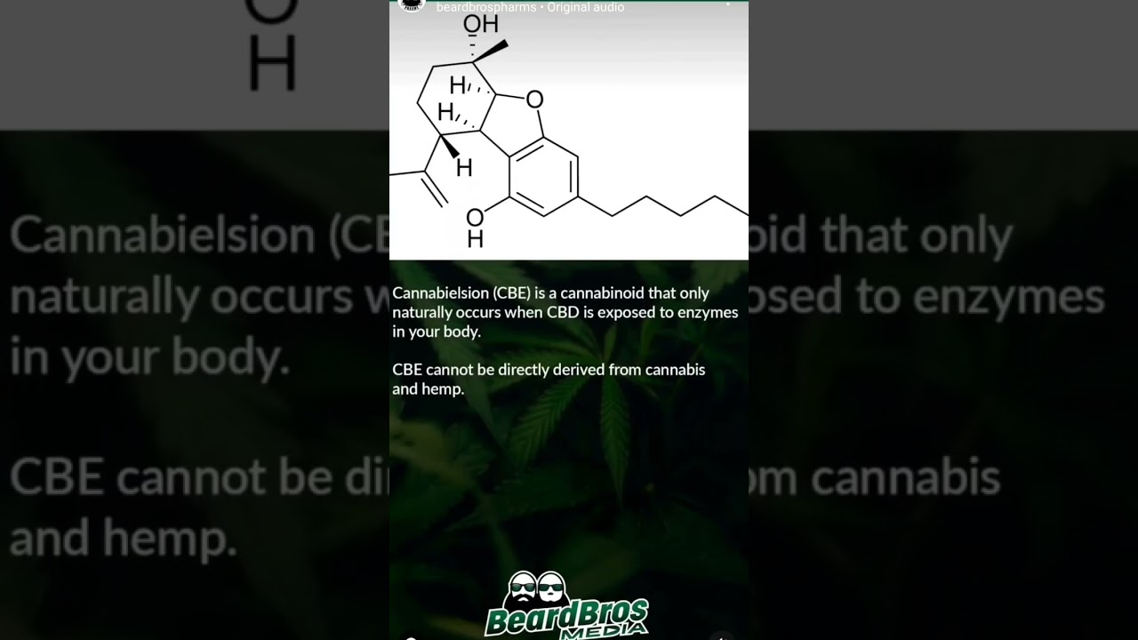 What is CBE?  (Cannabielsoin)  #shorts