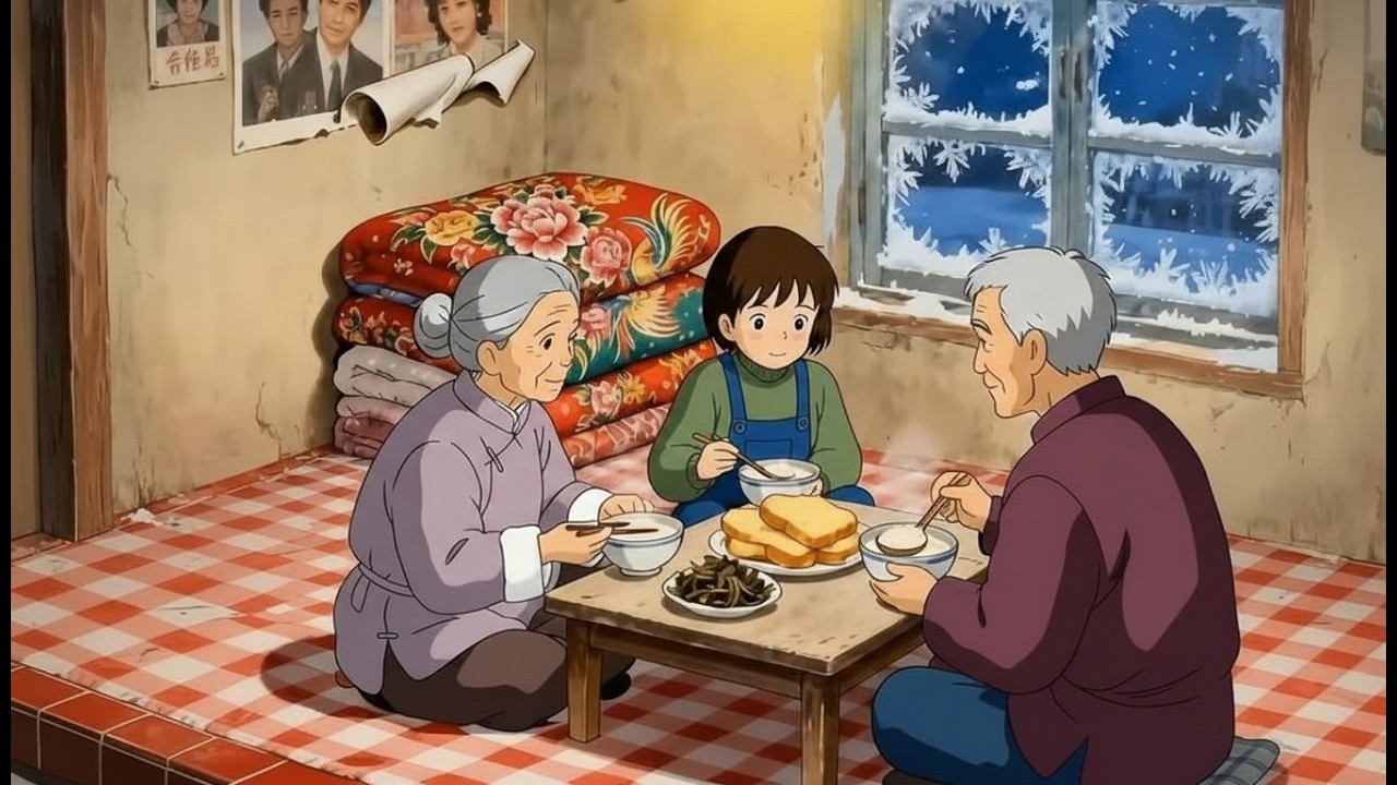 Cozy Winter With My Grandparents | Cooking ASMR | Soft Ghibli