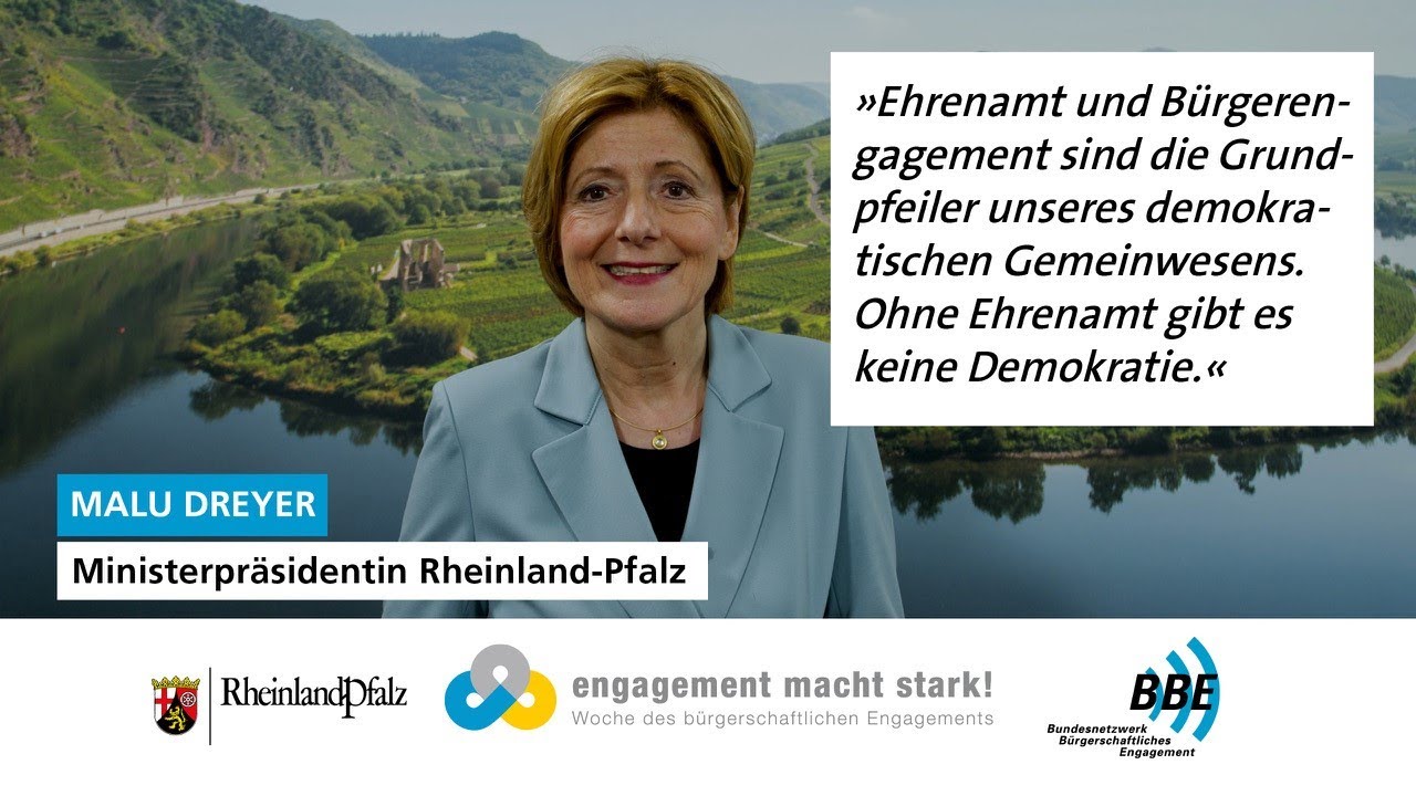 Gr&uuml;&szlig;e aus Rheinland-Pfalz | 20 Jahre &raquo;Engagement macht stark!&laquo;