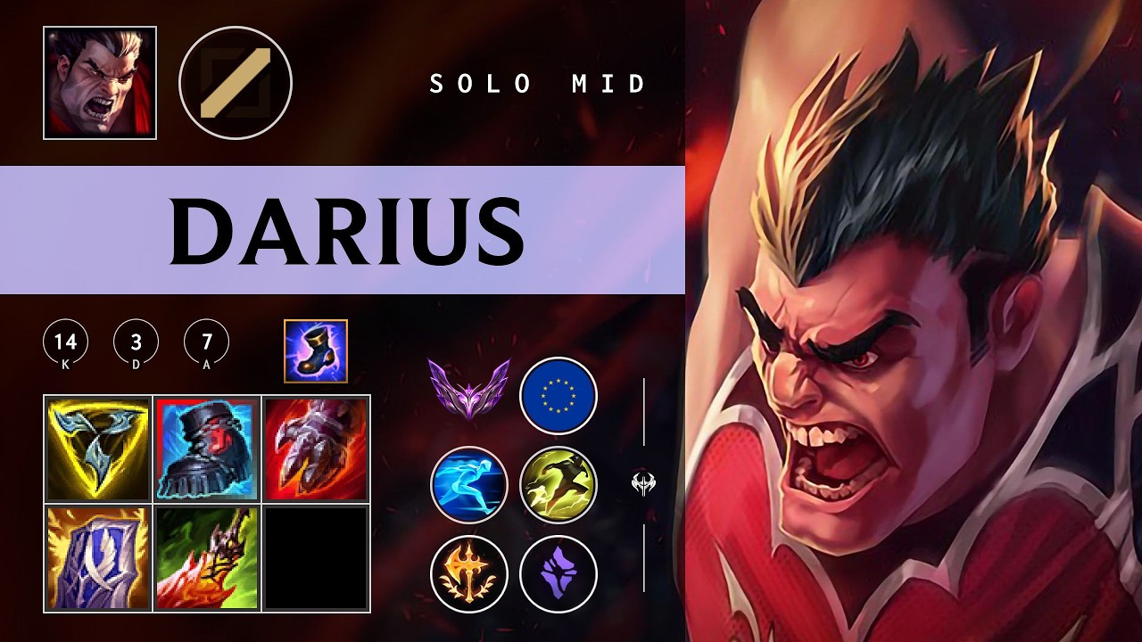 Darius Mid vs Nasus - EUW Master Patch 26.05
