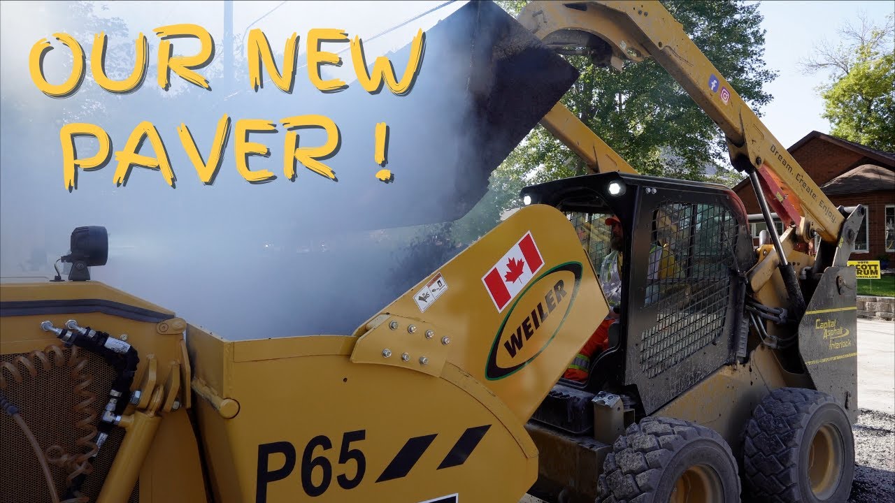 PART 2: TRYING OUT OUR NEW PAVER - 60 Ton Pave