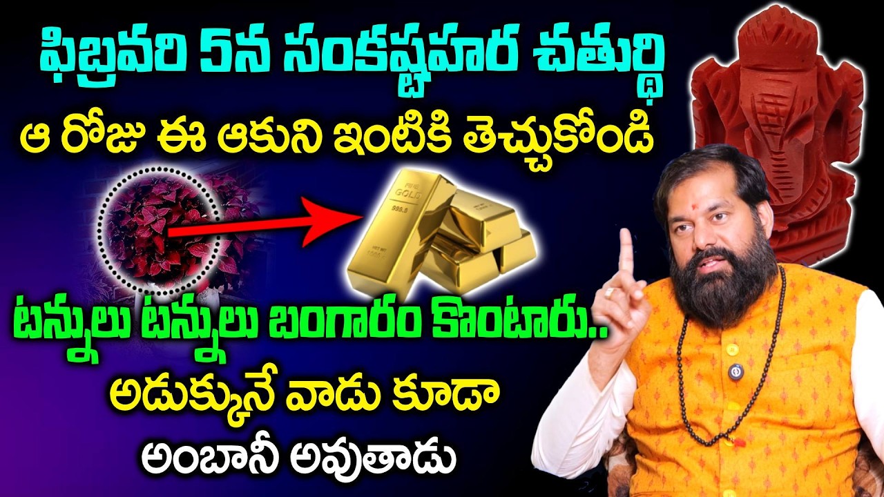 Pradeep Joshi - ఈ ఆకు ఇంటికి తెచ్చుకుంటే కోటీశ్వరులు అవ్వడం గ్యారంటీ ..! | SumanTV Geethanjali