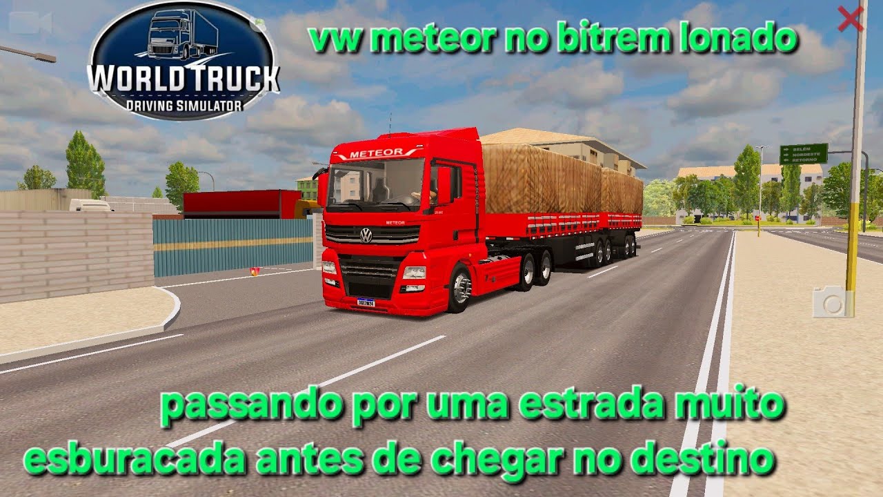 VW METEOR 24 480 NO BITREM LONADO _ passando por uma estrada esburacada _ WTDS!!