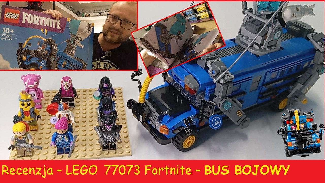 Recenzja – LEGO  77073 Fortnite – BUS BOJOWY – Czy jest ktoś jeszcze, kto go nie zbudował ?!