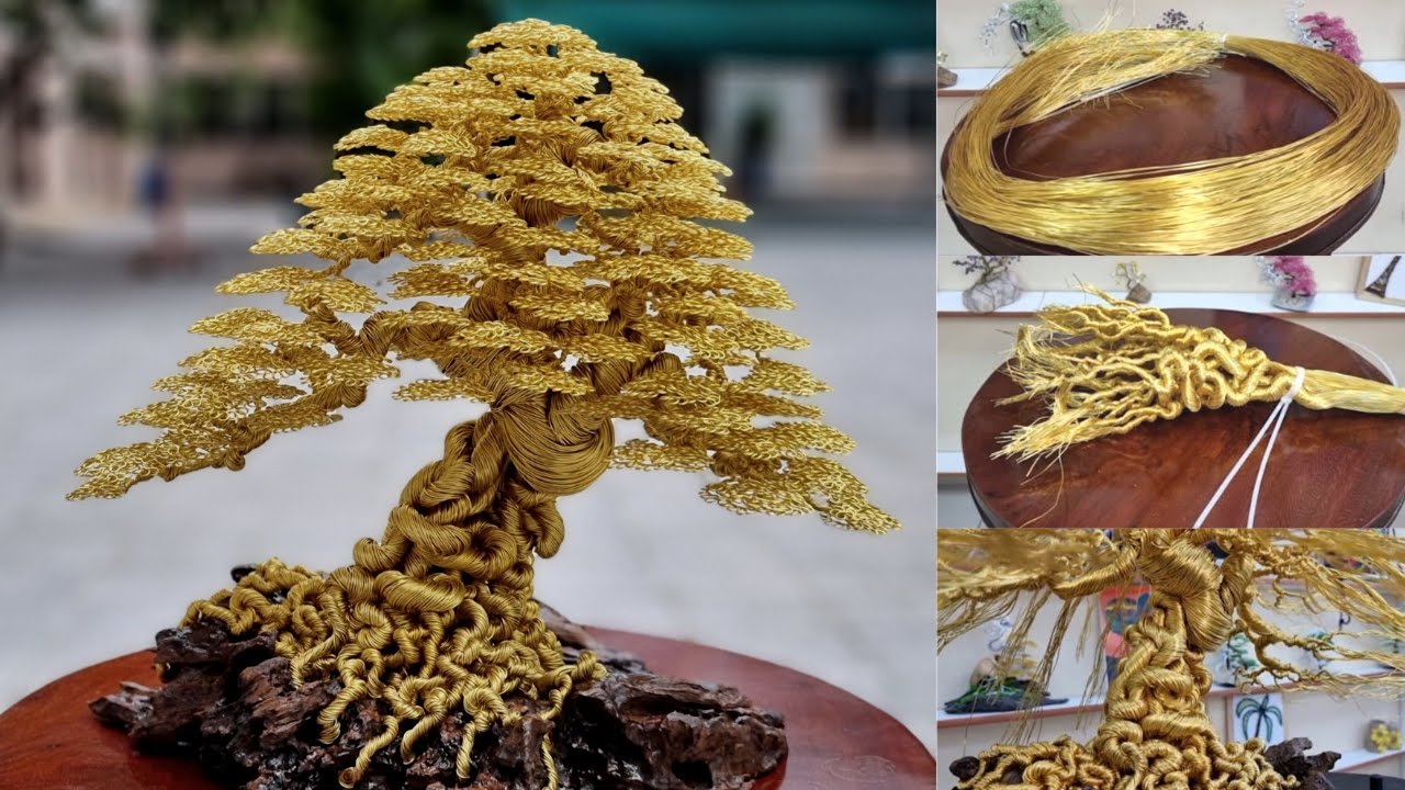 Dien Dien Tran | Cây cảnh nghệ thuật dây đồng | Bonsai handmade | Bonsai wiretree