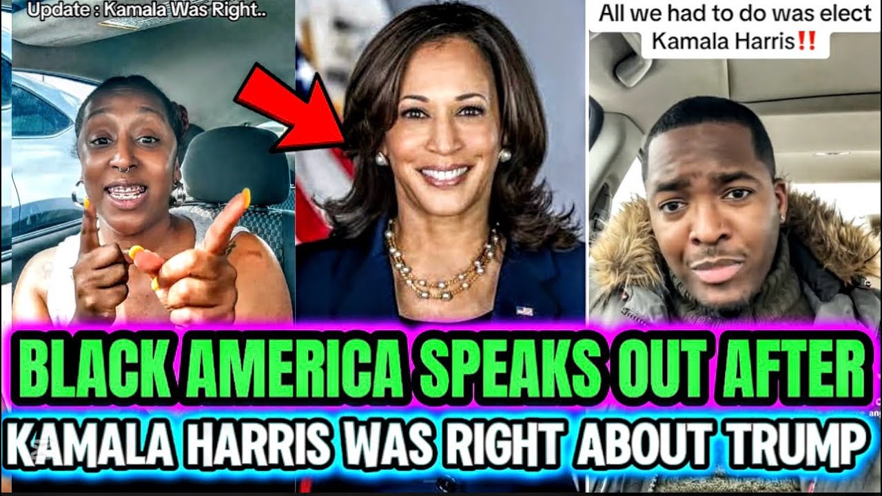 BLACK AMERICANS CLAP BACK After America Ignored KAMALA Harris’ Warning About TRUMP : WE TOLD YOU!
